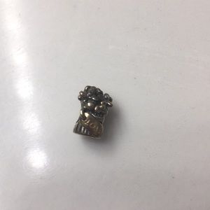 Pandora two tone love bouquet charm